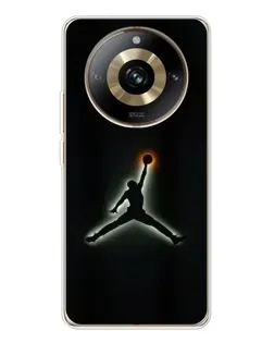 Чехол для Realme 11 Pro 5G с картинкой «Jordan Gradient Logo» Чехол для Realme 11 Pro 5G с картинкой «Jordan Gradient Logo»