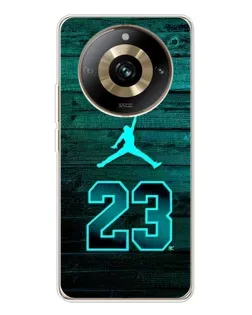 Чехол для Realme 11 Pro 5G с картинкой «Jordan Cyan 23»