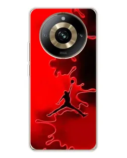 Чехол для Realme 11 Pro 5G с картинкой «Jordan Red Smoke»