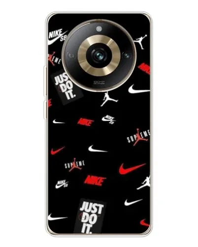 Чехол для Realme 11 Pro 5G с картинкой «Nike Mix Pattern» Чехол для Realme 11 Pro 5G с картинкой «Nike Mix Pattern»