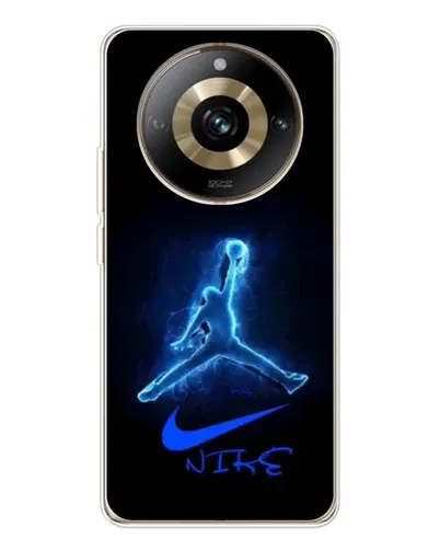 Чехол для Realme 11 Pro 5G с картинкой «Jordan Neon Blue» Чехол для Realme 11 Pro 5G с картинкой «Jordan Neon Blue»