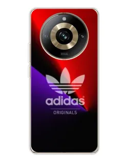 Чехол для Realme 11 Pro 5G с картинкой «Adidas Red Neon» Чехол для Realme 11 Pro 5G с картинкой «Adidas Red Neon»