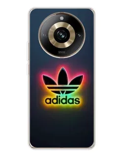 Чехол для Realme 11 Pro 5G с картинкой «Неоновый Adidas»