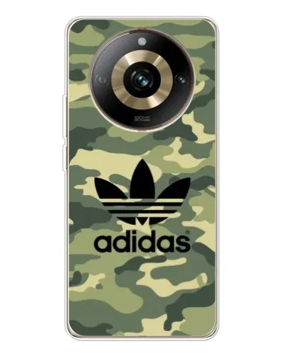 Чехол для Realme 11 Pro 5G с картинкой «Милитари стиль Adidas» Чехол для Realme 11 Pro 5G с картинкой «Милитари стиль Adidas»