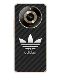 Чехол для Realme 11 Pro 5G с картинкой «Adidas Карбоновая текстура»