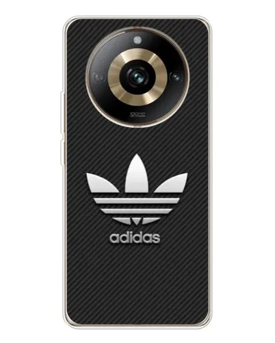Чехол для Realme 11 Pro 5G с картинкой «Adidas Карбоновая текстура» Чехол для Realme 11 Pro 5G с картинкой «Adidas Карбоновая текстура»