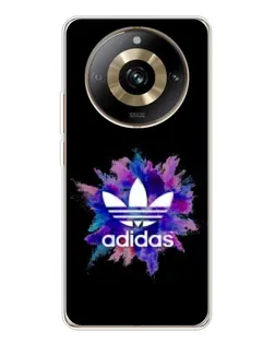Чехол для Realme 11 Pro 5G с картинкой «Взрыв красок Adidas»