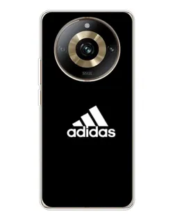 Чехол для Realme 11 Pro 5G с картинкой «Черная классика Adidas»