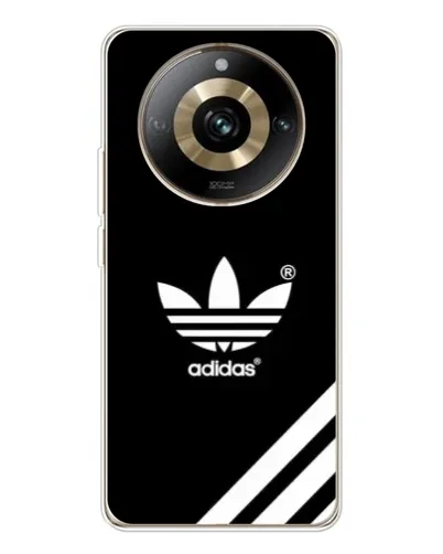 Чехол для Realme 11 Pro 5G с картинкой «Adidas с диагональными полосами» Чехол для Realme 11 Pro 5G с картинкой «Adidas с диагональными полосами»