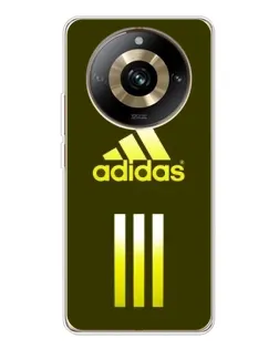 Чехол для Realme 11 Pro 5G с картинкой «Оливковый градиент Adidas»