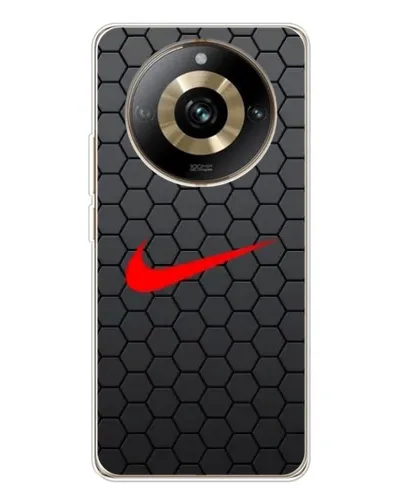 Чехол для Realme 11 Pro 5G с картинкой «Nike — карбоновая сетка»