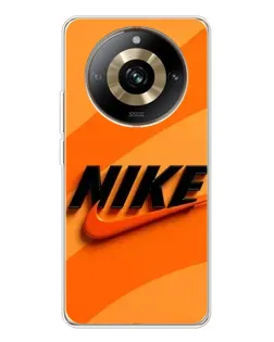 Чехол для Realme 11 Pro 5G с картинкой «Оранжевый драйв Nike» Чехол для Realme 11 Pro 5G с картинкой «Оранжевый драйв Nike»