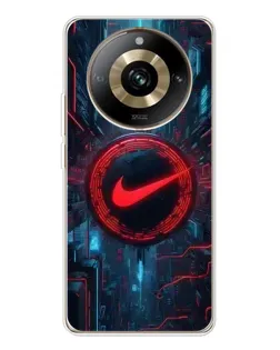 Чохол для Realme 11 Pro 5G з картинкою «Техногенний стиль Nike» Чохол для Realme 11 Pro 5G з картинкою «Техногенний стиль Nike»