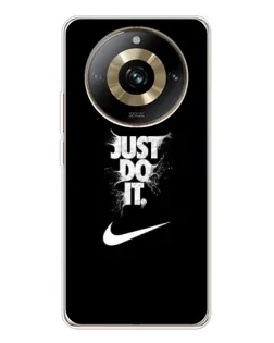 Чохол для Realme 11 Pro 5G з картинкою «Текстовий принт Nike» Чохол для Realme 11 Pro 5G з картинкою «Текстовий принт Nike»