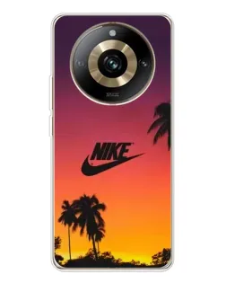 Чохол для Realme 11 Pro 5G з картинкою «Nike на заході сонця» Чохол для Realme 11 Pro 5G з картинкою «Nike на заході сонця»