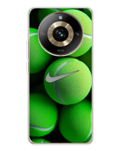 Чехол для Realme 11 Pro 5G с картинкой «Теннисные мячи Найк»