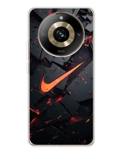 Чохол для Realme 11 Pro 5G з картинкою «Nike — ефект розломів» Чохол для Realme 11 Pro 5G з картинкою «Nike — ефект розломів»