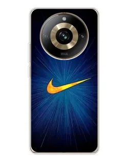 Чохол для Realme 11 Pro 5G з картинкою «Синій пульс Nike» Чохол для Realme 11 Pro 5G з картинкою «Синій пульс Nike»