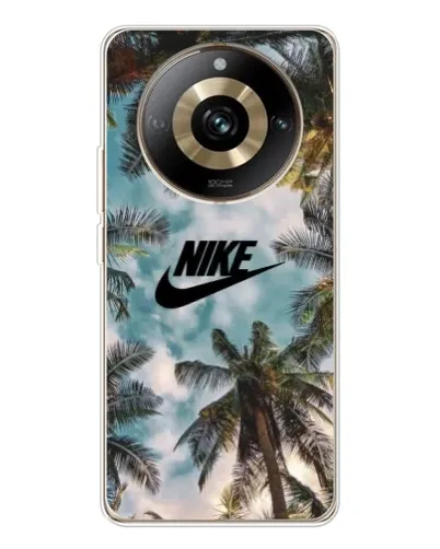 Чехол для Realme 11 Pro 5G с картинкой «Тропический принт Nike» Чехол для Realme 11 Pro 5G с картинкой «Тропический принт Nike»
