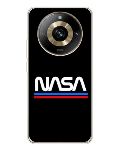 Чехол для Realme 11 Pro 5G с картинкой «NASA — классика Red Blue»