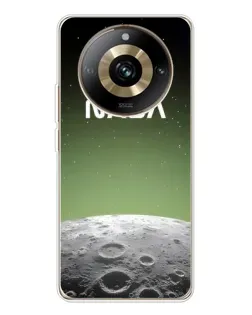 Чехол для Realme 11 Pro 5G с картинкой «NASA — лунный градиент» Чехол для Realme 11 Pro 5G с картинкой «NASA — лунный градиент»