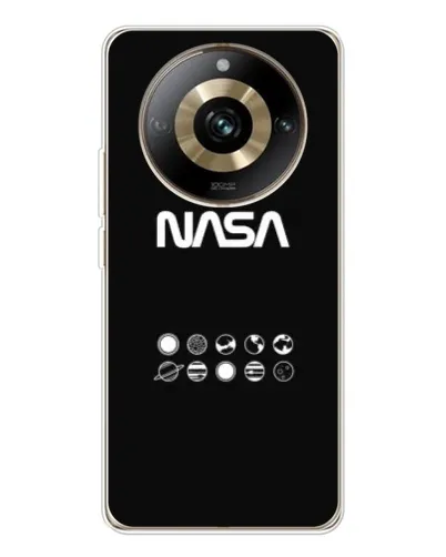 Чехол для Realme 11 Pro 5G с картинкой «NASA — технический принт»