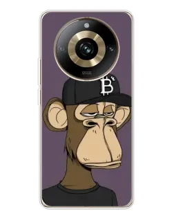 Чехол для Realme 11 Pro 5G с картинкой «Bored Ape в кепке» Чехол для Realme 11 Pro 5G с картинкой «Bored Ape в кепке»