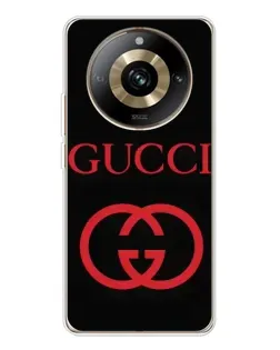 Чехол для Realme 11 Pro 5G с картинкой «Gucci — красный логотип»