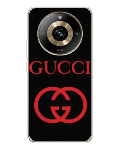 Чехол для Realme 11 Pro 5G с картинкой «Gucci — красный логотип»