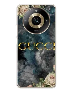 Чехол для Realme 11 Pro 5G с картинкой «Абстрактные цветы Gucci»