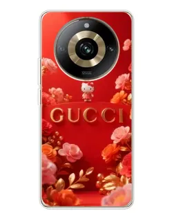 Чехол для Realme 11 Pro 5G с картинкой «Gucci — золотой сад»