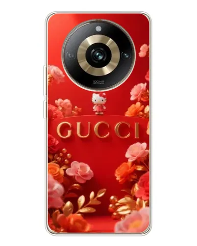 Чехол для Realme 11 Pro 5G с картинкой «Gucci — золотой сад»