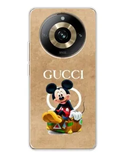 Чехол для Realme 11 Pro 5G с картинкой «Микки Маус Gucci — крафт»