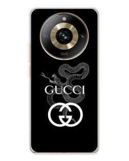 Чехол для Realme 11 Pro 5G с картинкой «Gucci — серебряная змея»