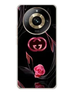 Чехол для Realme 11 Pro 5G с картинкой «Gucci — неоновая роза»
