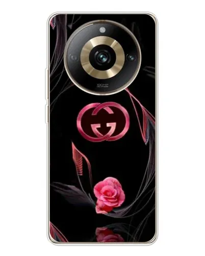 Чехол для Realme 11 Pro 5G с картинкой «Gucci — неоновая роза»