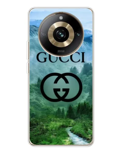 Чехол для Realme 11 Pro 5G с картинкой «Gucci — горный пейзаж»