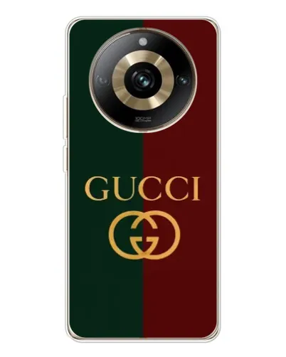 Чехол для Realme 11 Pro 5G с картинкой «Gucci — темно-зеленый градиент» Чехол для Realme 11 Pro 5G с картинкой «Gucci — темно-зеленый градиент»