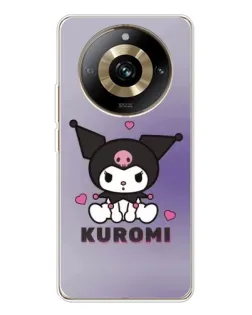Чехол для Realme 11 Pro 5G с картинкой «Kuromi — фиолетовый арт»