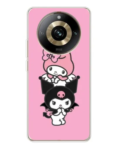 Чехол для Realme 11 Pro 5G с картинкой «My Melody и Kuromi»