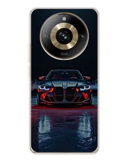 Чехол для Realme 11 Pro 5G с картинкой «BMW на мокрой дороге»