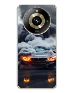Чехол для Realme 11 Pro 5G с картинкой «BMW в дыму»