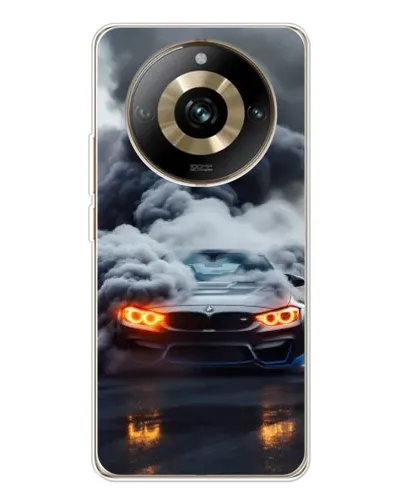 Чехол для Realme 11 Pro 5G с картинкой «BMW в дыму»