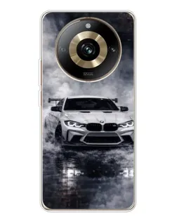 Чехол для Realme 11 Pro 5G с картинкой «BMW сквозь туман»