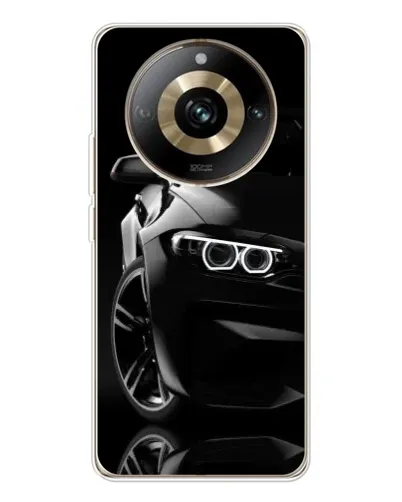 Чехол для Realme 11 Pro 5G с картинкой «Черная BMW — профиль» Чехол для Realme 11 Pro 5G с картинкой «Черная BMW — профиль»