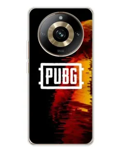 Чехол для Realme 11 Pro 5G с картинкой «Яркий логотип PUBG»