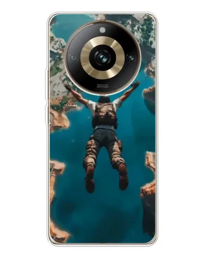 Чехол для Realme 11 Pro 5G с картинкой «PUBG — свободное падение»