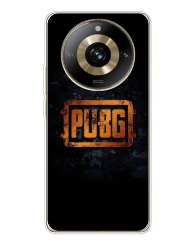 Чехол для Realme 11 Pro 5G с картинкой «PUBG — золотой логотип»
