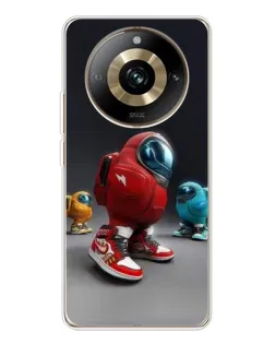 Чехол для Realme 11 Pro 5G с картинкой «Among Us — 3D стиль» Чехол для Realme 11 Pro 5G с картинкой «Among Us — 3D стиль»