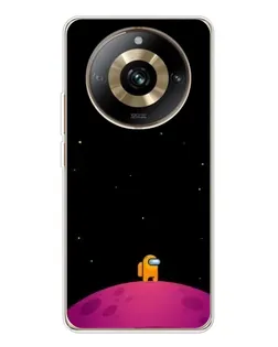 Чехол для Realme 11 Pro 5G с картинкой «Одинокий герой на планете» Чехол для Realme 11 Pro 5G с картинкой «Одинокий герой на планете»